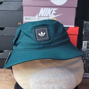 Adidas Teal Bucket Hat With Pocket